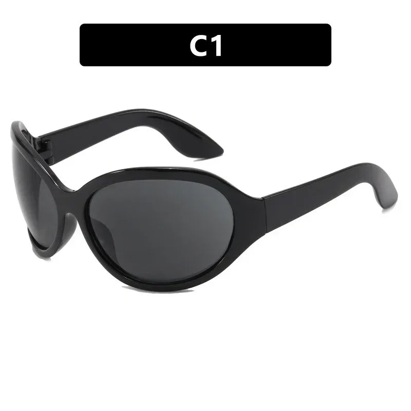 Large Rim Exaggerated Internet-famous Sunglasses - Viexta