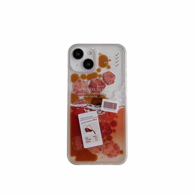 Ice Cube Coffee iPhone Case Hard Shell - Viexta