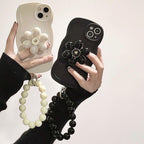 Ladies Temperament Flower Stand iPhone Case - Viexta