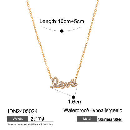 Clavicle Chain Stainless Steel Necklace