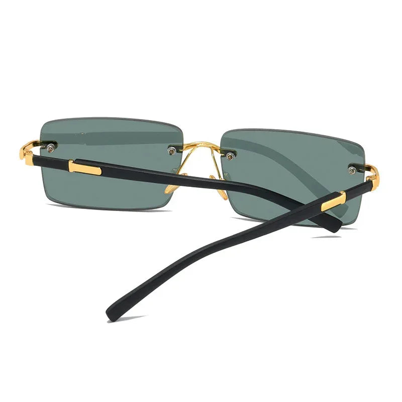Rimless Crystal Sunglasses For Men And Women - Viexta