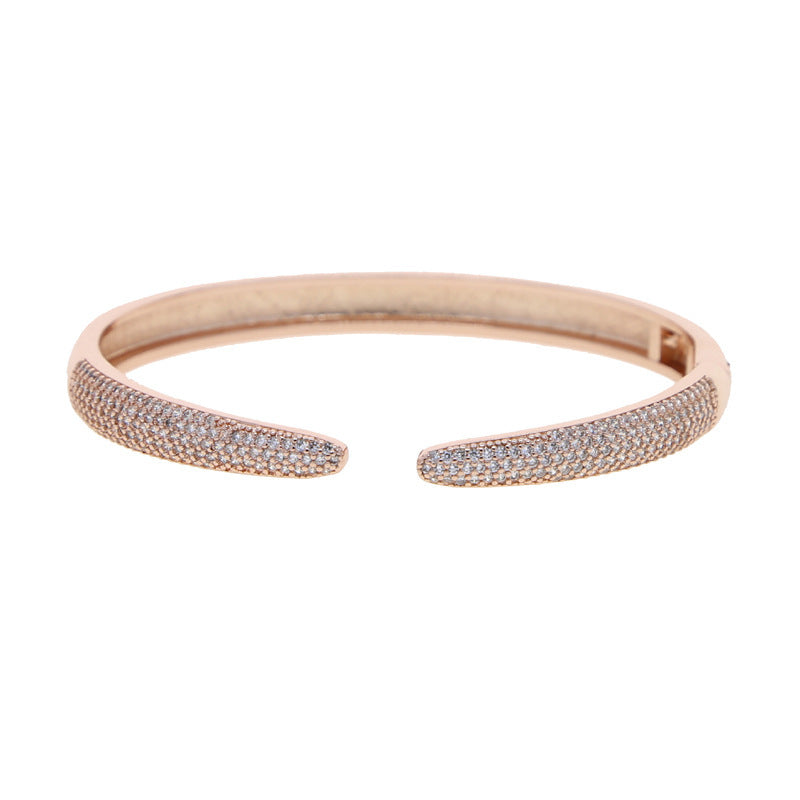 Inlaid Zircon European Bracelet