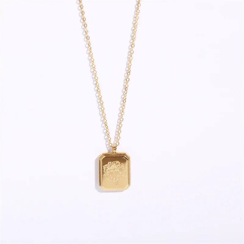 Birth Flower Necklace - Viexta