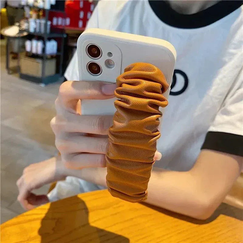 Leather Wristband All-inclusive iPhone Case - Viexta