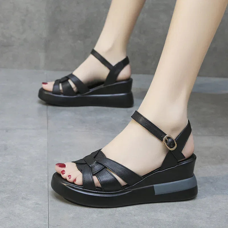 Buckle Fashion Sandals - Viexta