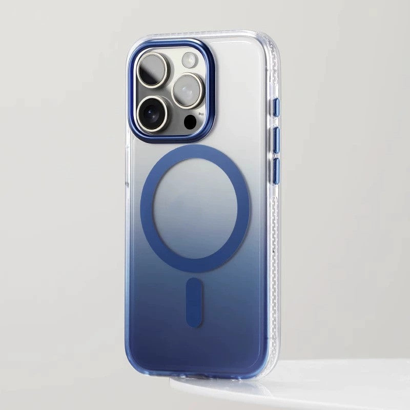 Laser Gradient Magnetic Aurora Frosted iPhone Protective Case