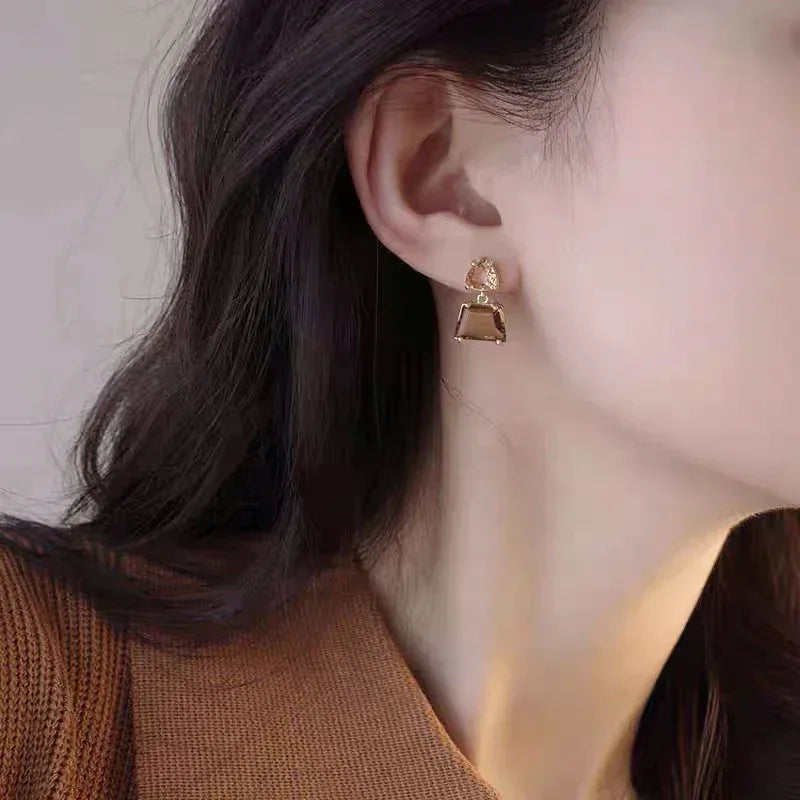 Maillard French Crystal Earrings - Viexta