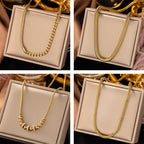 Cuban Thick Double-Layered Clavicle Chain - Viexta