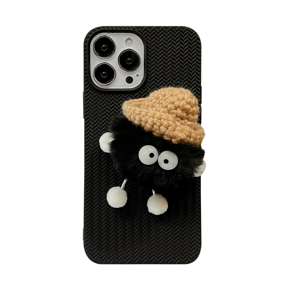 Winter Plush Couple iPhone Case