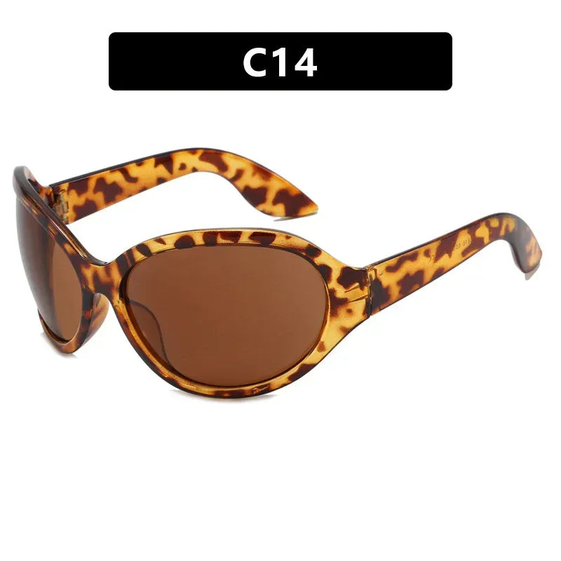 Large Rim Exaggerated Internet-famous Sunglasses - Viexta