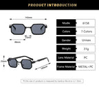 Hip Hop Small Square Box Exquisite Sun Glasses - Viexta