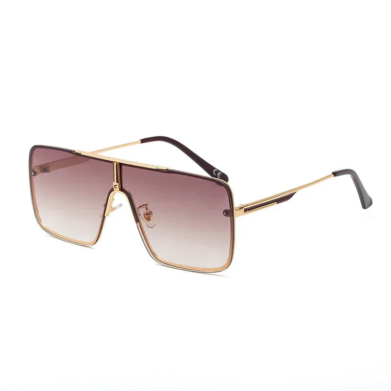 trendy-metal-large-square-one-piece-sunglasses - Viexta