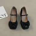 fashionable-black-chunky-heels-for-women - Viexta