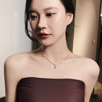 Women's Titanium Steel Zircon Necklace - Viexta