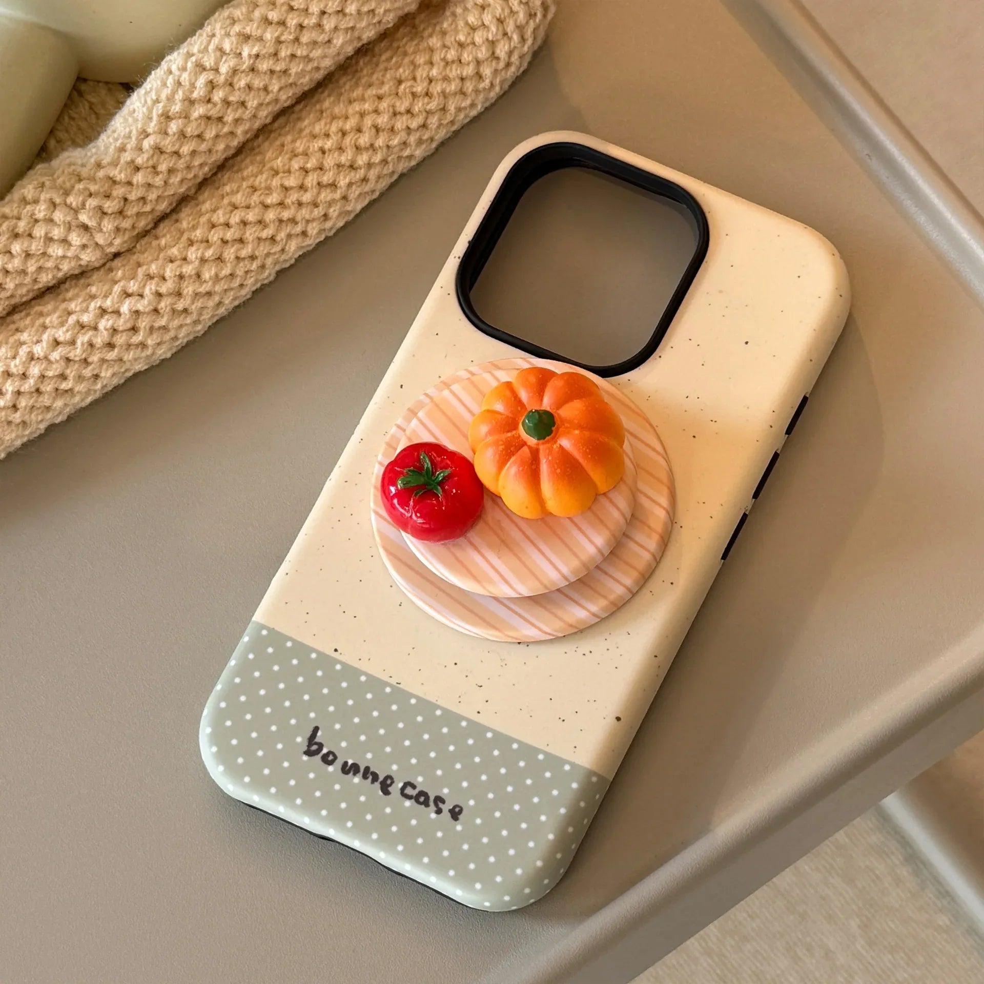 3D Fruit Platter iPhone Case Magnetic Stand - Viexta