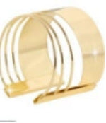 Semi-Circular Hollow C-Shape Bangle