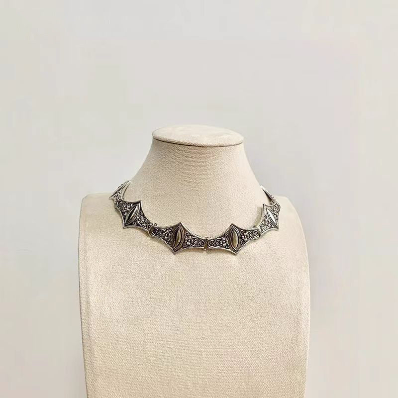 Retro Rhombus Halloween Necklace