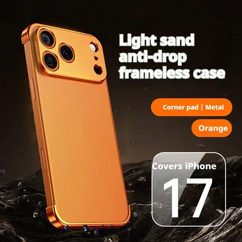 Metal Four-corner Pad iPhone Case - Viexta