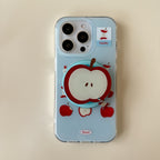 Blue Background Magnetic Pendant iPhone Case