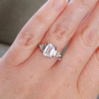 White Zircon Wedding Princess Love Ring