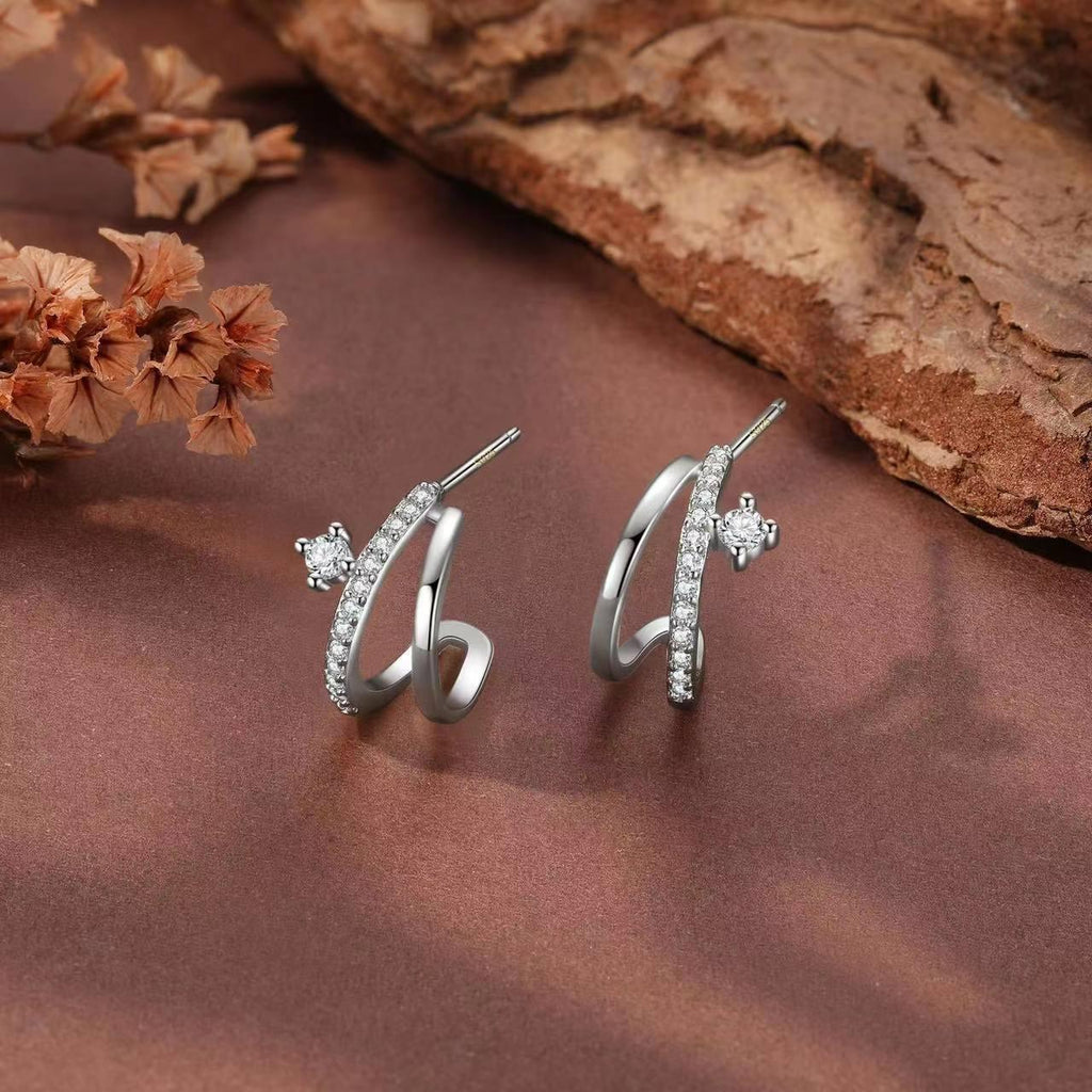 Zircon Fashion Earrings - Viexta