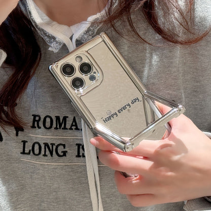 Cylindrical Electroplated Mirror iPhone Case