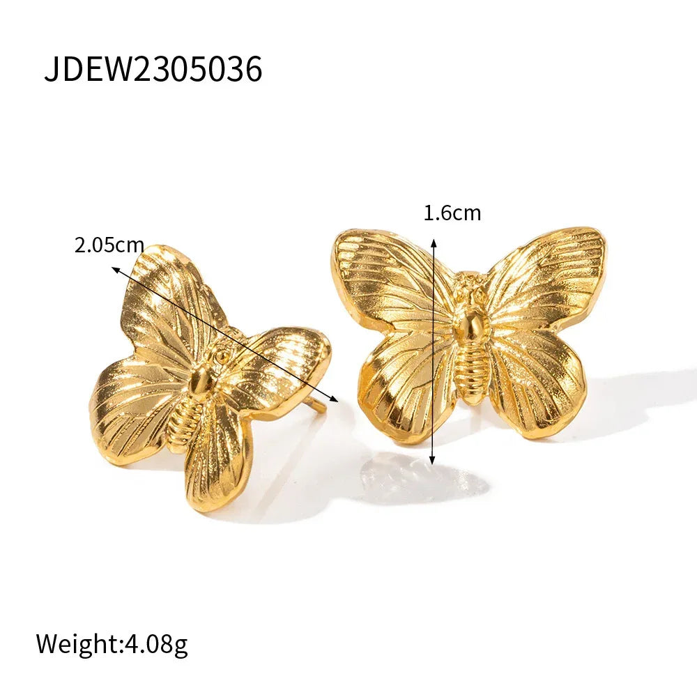 Retro Alluvial Gold Butterfly Suit Series Set - Viexta