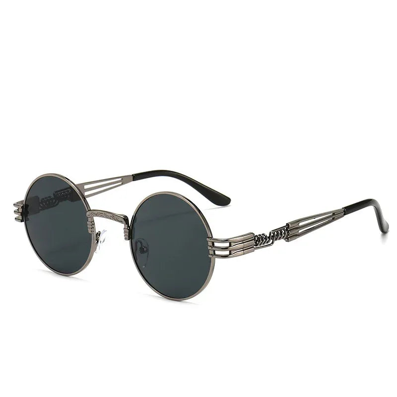 steampunk-round-frame-travel-sunglasses - Viexta