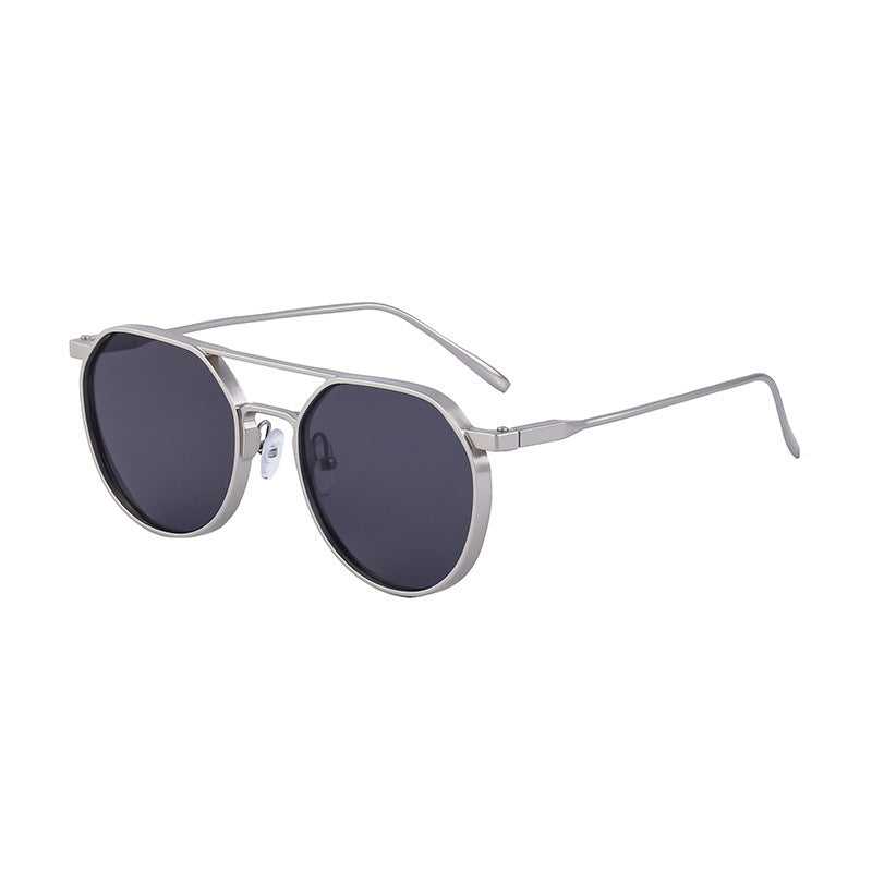 Metal Double Beam Vintage Sunglasses