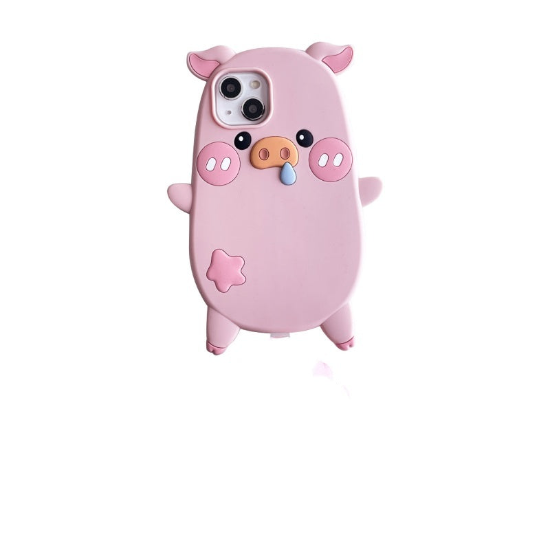 three-dimensional-pig-iphone-case