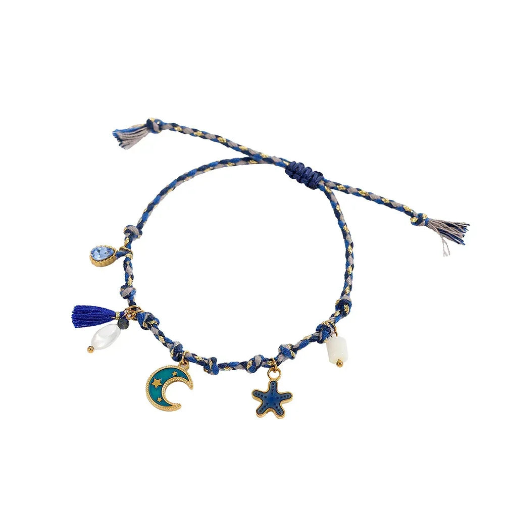 Color Braid Rope Pendant High-grade Bracelet - Viexta