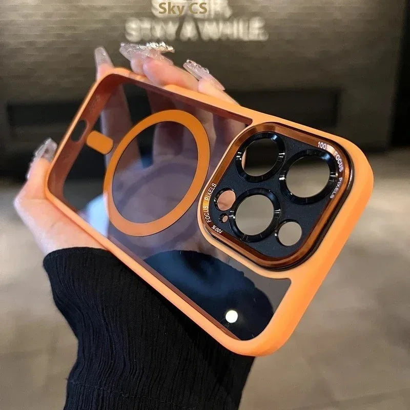 Advanced Primary Color Titanium Lens iPhone Case - Viexta