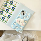 Cute 3D Cartoon Silicone iPhone Case With Cloud Design - Viexta