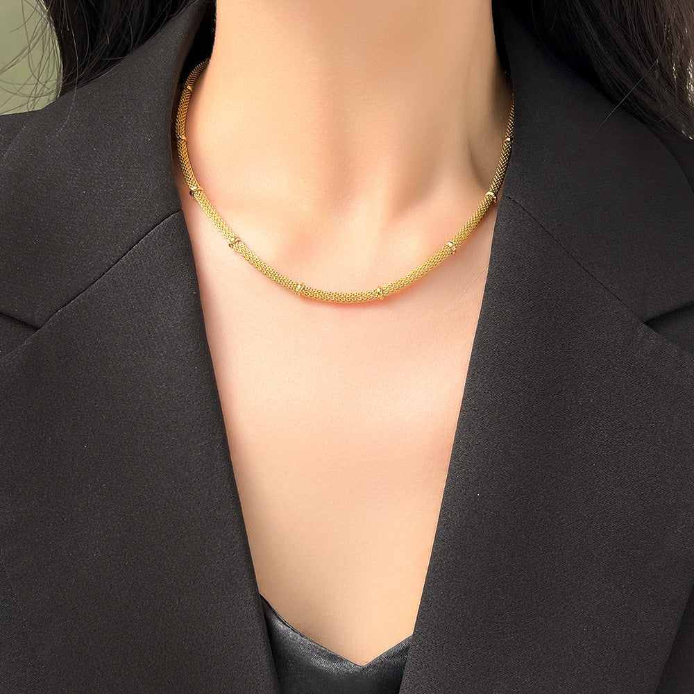 Cuban Thick Double-Layered Clavicle Chain