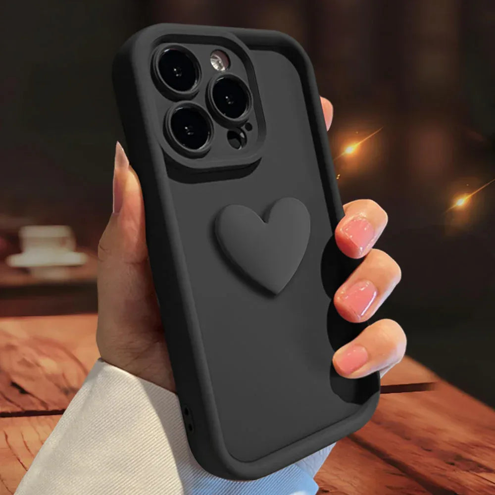 Love Skin-friendly Frosted Lens iPhone Case - Viexta