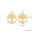 Vintage World Tree Earrings - Viexta
