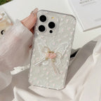 Aesthetic Embroidered Butterfly iPhone Case - Viexta