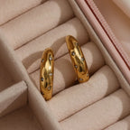 Zircon Moon Earrings - Viexta