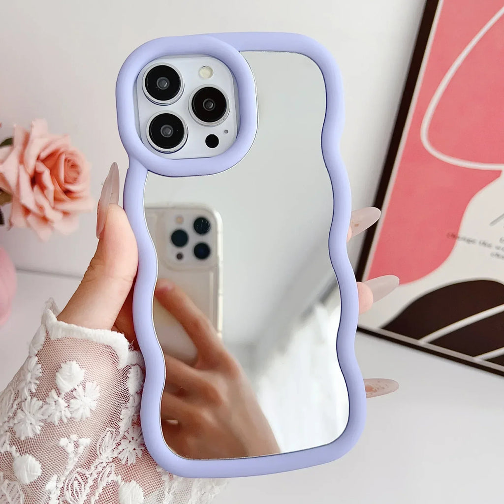 Silicone Niche Cloud Wave iPhone Case - Viexta