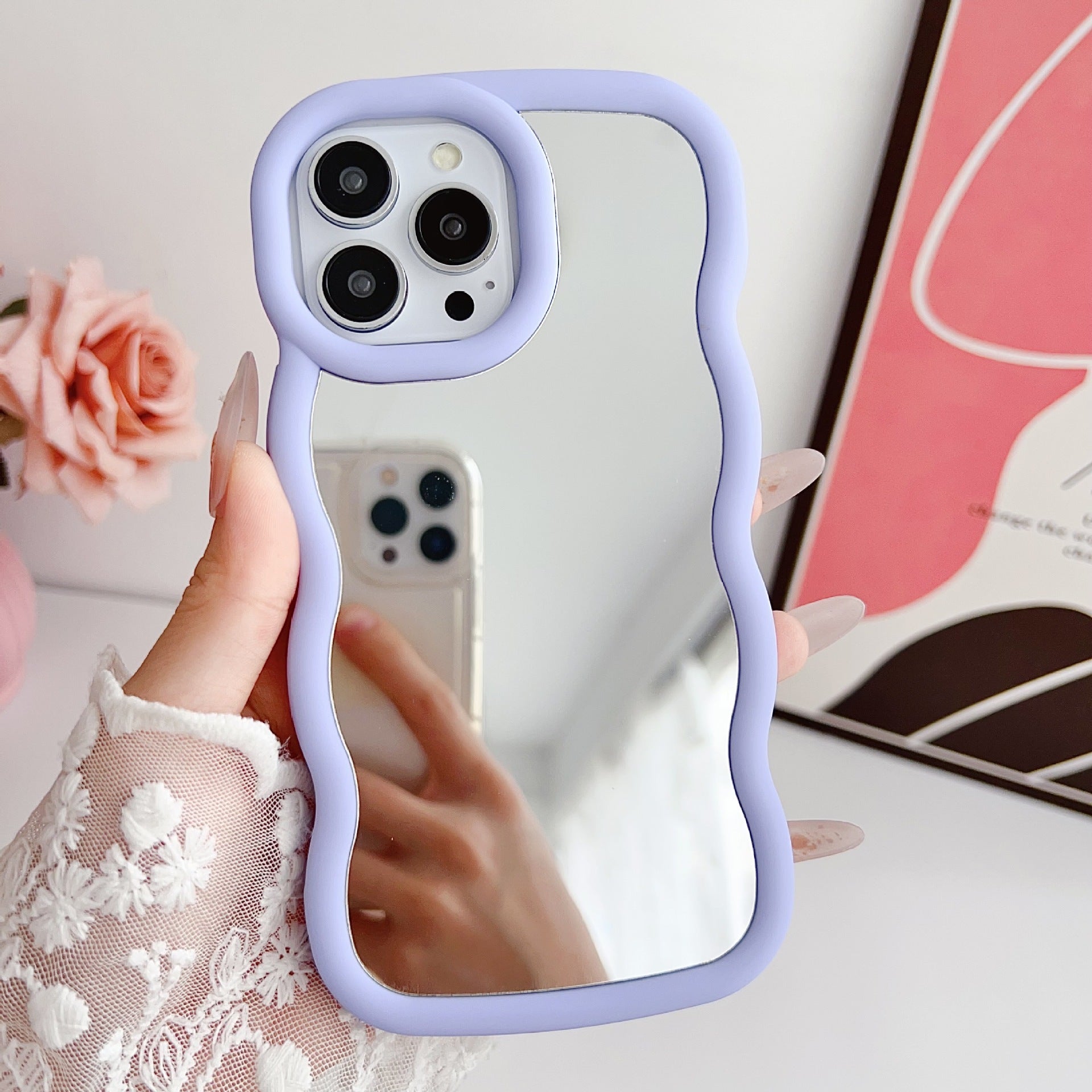 Silicone Niche Cloud Wave iPhone Case