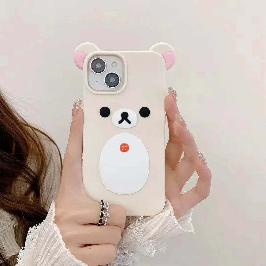 cute-cartoon-silicone-iphone-case - Viexta