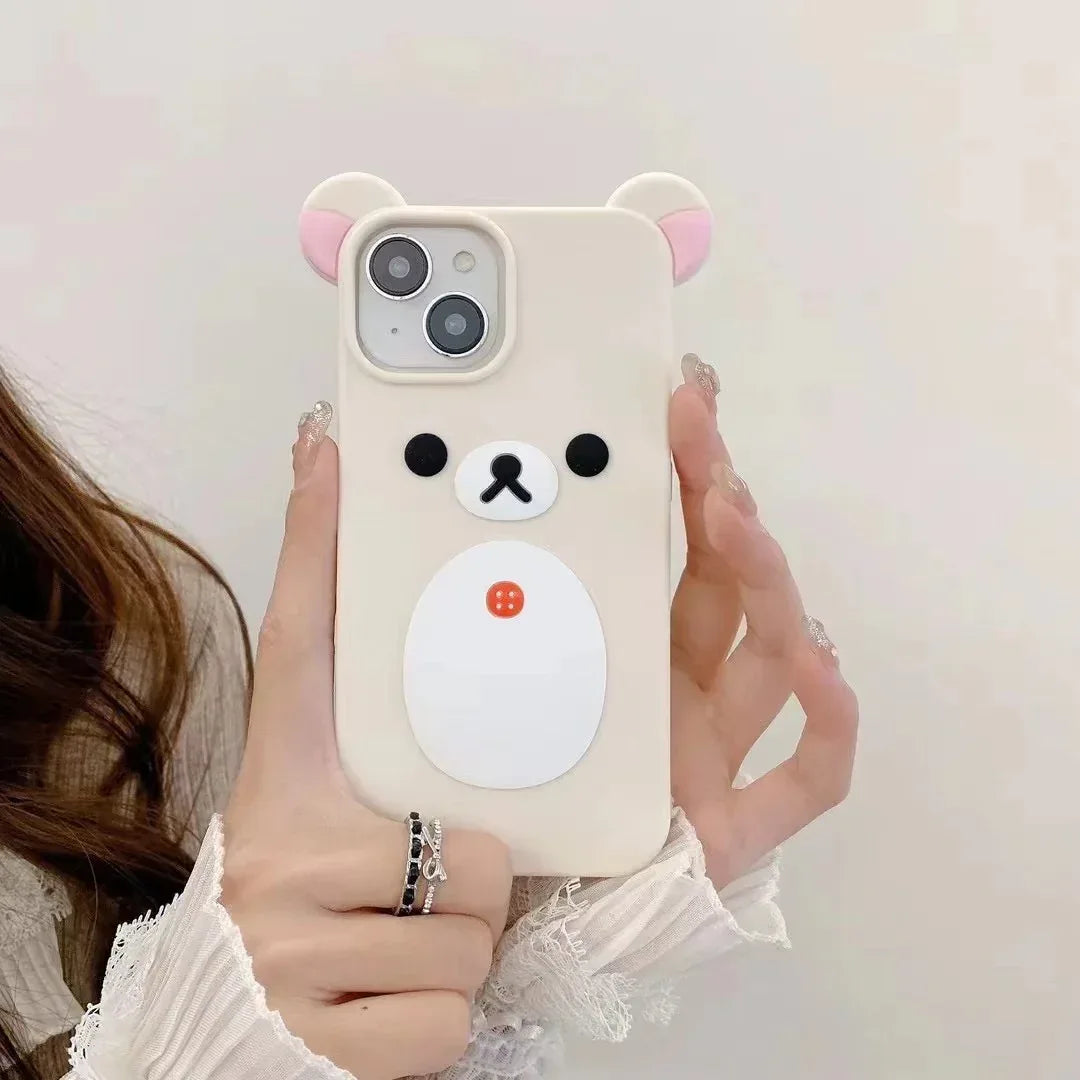 cute-cartoon-silicone-iphone-case - Viexta