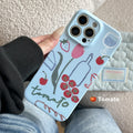 Art-style Tomato Illustration iPhone Case - Viexta