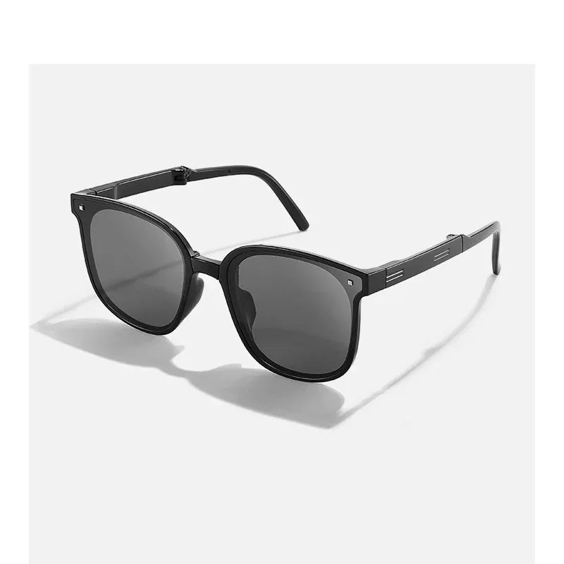 Fashionable Retro Sun Protection Folding Sunglasses - Viexta