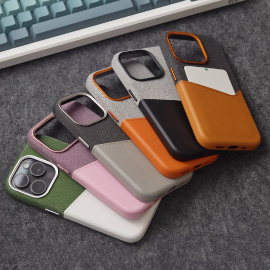 Double Card Leather Magnetic iPhone Case