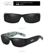 Plaid Hip Hop Fashion West Coast Polarized Sunglasses - Viexta
