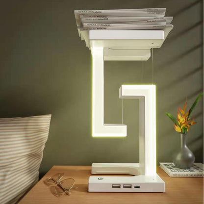 Wireless Smartphone Charging Suspension Table Lamp Balance Floating Lamp