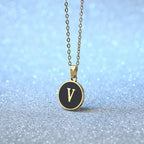 O-shaped Chain Letter Necklace - Viexta