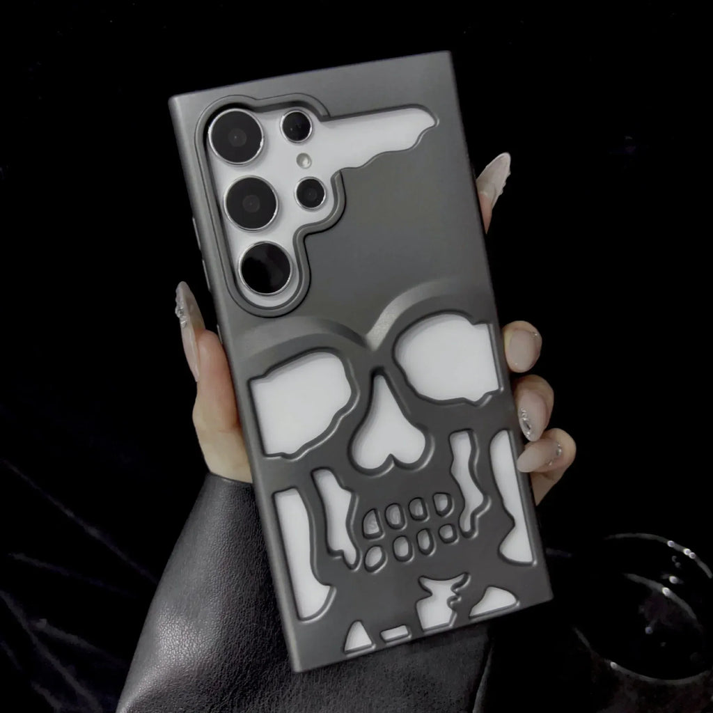 hollow-skeleton-anti-drop-and-heat-dissipation-samsung-ultra-phone-case - Viexta