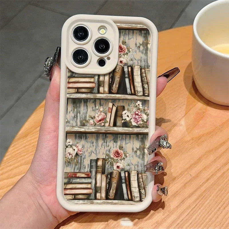 New Art Flower Book iPhone Case - Viexta